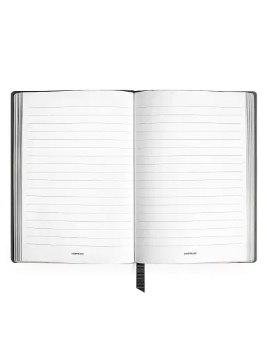 Montblanc Medium Leather Notebook - Black | Thumbnail 2 Montblanc Medium Leather Notebook - Black | Thumbnail 2