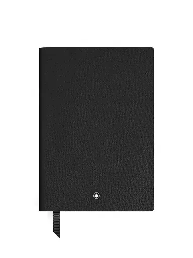 Montblanc Medium Leather Notebook - Black | Thumbnail 1 Montblanc Medium Leather Notebook - Black | Thumbnail 1