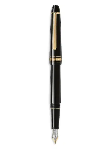 Montblanc Meisterstück Gold-Coated Classique Fountain Pen - Black | Thumbnail 1 Montblanc Meisterstück Gold-Coated Classique Fountain Pen - Black | Thumbnail 1