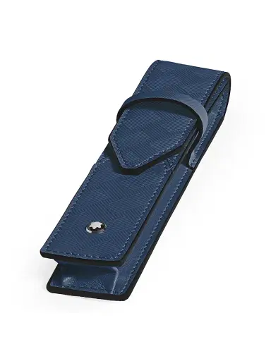 Montblanc Extreme 3.0 Leather Single-Pen Pouch - Blue | Thumbnail 2 Montblanc Extreme 3.0 Leather Single-Pen Pouch - Blue | Thumbnail 2
