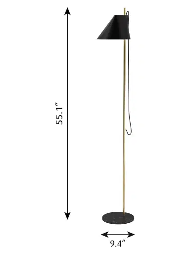 Louis Poulsen Yuh Floor Lamp - Brass Black | Thumbnail 14 Louis Poulsen Yuh Floor Lamp - Brass Black | Thumbnail 14