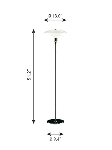Louis Poulsen PH 3.5-2.5 Floor Lamp - Black Metalized | Thumbnail 4 Louis Poulsen PH 3.5-2.5 Floor Lamp - Black Metalized | Thumbnail 4