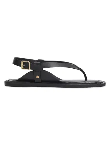 Schutz Women's Lorraine 25MM Leather Sandals - Black | Thumbnail 1 Schutz Women's Lorraine 25MM Leather Sandals - Black | Thumbnail 1