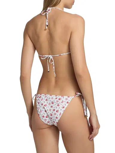 Dolce & Gabbana Women's Rose-Print Triangle Bikini | Thumbnail 5 Dolce & Gabbana Women's Rose-Print Triangle Bikini | Thumbnail 5