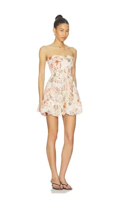 HEMANT AND NANDITA Off-shoulder Short Dress | Thumbnail 2 HEMANT AND NANDITA Off-shoulder Short Dress | Thumbnail 2