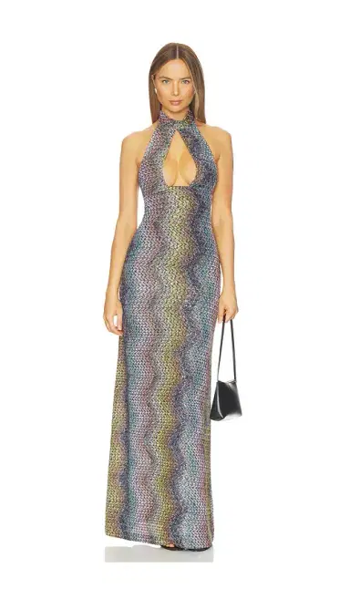 Missoni Sleeveless Long Dress | Thumbnail 1 Missoni Sleeveless Long Dress | Thumbnail 1