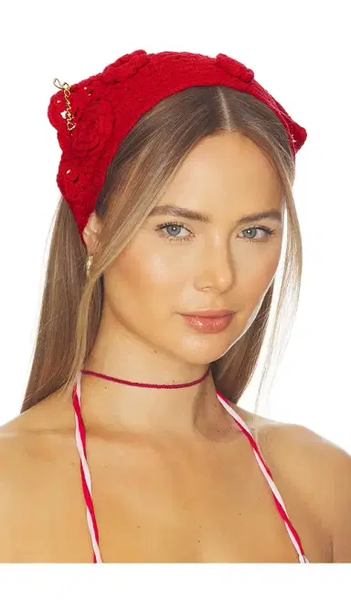 Ganni Crochet Head Scarf | Thumbnail 1 Ganni Crochet Head Scarf | Thumbnail 1