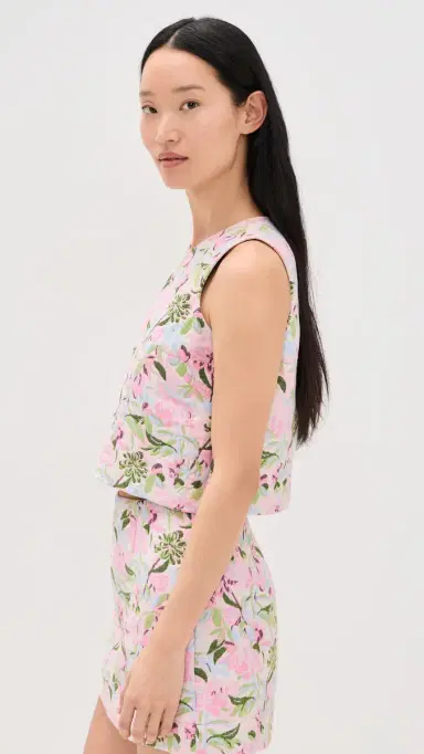 HUNTER BELL Rebecca Top Magnolia Grove Jacquard 8 | Thumbnail 4 HUNTER BELL Rebecca Top Magnolia Grove Jacquard 8 | Thumbnail 4
