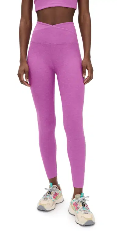 Beyond Yoga Spacedye At Your Leisure Midi 7/8 eggings Fun Fuchsia Heather | Thumbnail 1 Beyond Yoga Spacedye At Your Leisure Midi 7/8 eggings Fun Fuchsia Heather | Thumbnail 1