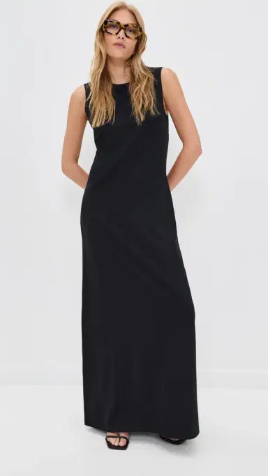 Leset Margo Sleeveless Maxi Dress Black | Thumbnail 2 Leset Margo Sleeveless Maxi Dress Black | Thumbnail 2
