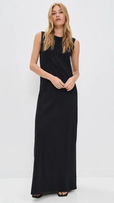 Leset Margo Sleeveless Maxi Dress Black | Thumbnail 5 Leset Margo Sleeveless Maxi Dress Black | Thumbnail 5