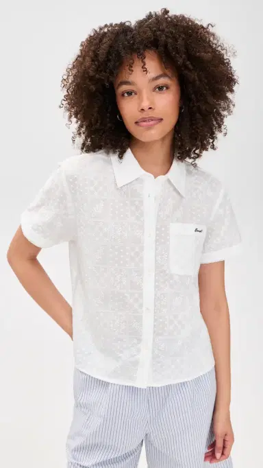 DUNST Crafted Button Down Shirt White | Thumbnail 2 DUNST Crafted Button Down Shirt White | Thumbnail 2