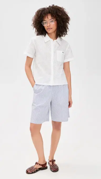 DUNST Crafted Button Down Shirt White | Thumbnail 5 DUNST Crafted Button Down Shirt White | Thumbnail 5