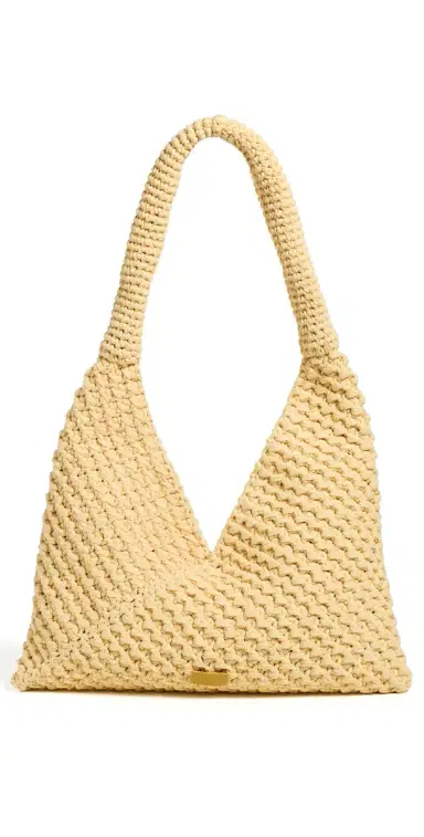 Binge Knitting Lara Triangle Tote | Thumbnail 1 Binge Knitting Lara Triangle Tote | Thumbnail 1