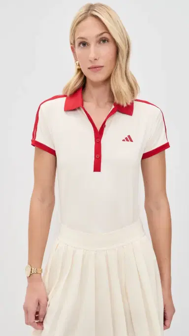Adidas Heritage Polo Chalk White | Thumbnail 2 Adidas Heritage Polo Chalk White | Thumbnail 2