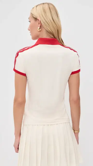 Adidas Heritage Polo Chalk White | Thumbnail 3 Adidas Heritage Polo Chalk White | Thumbnail 3