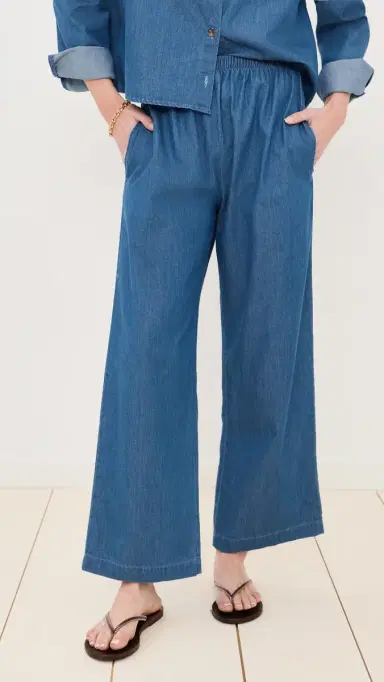 LE BOP x ally K. Goldman ontana Pants Indigo | Thumbnail 2 LE BOP x ally K. Goldman ontana Pants Indigo | Thumbnail 2