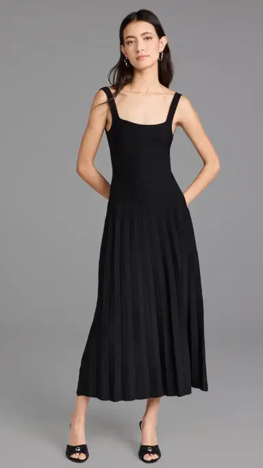 STAUD Ellison Dress Black | Thumbnail 2 STAUD Ellison Dress Black | Thumbnail 2