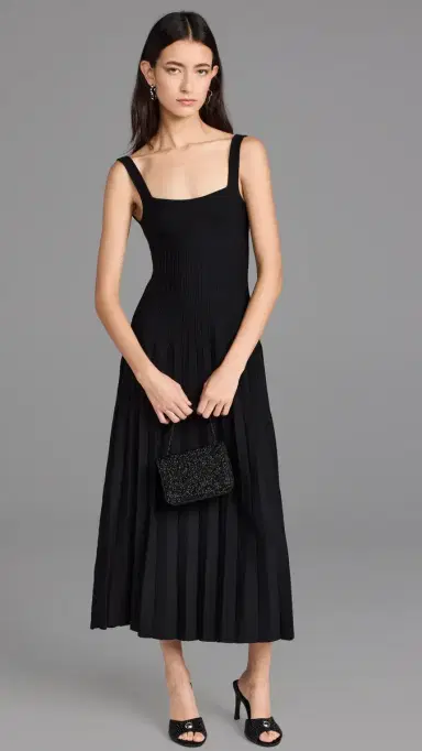 STAUD Ellison Dress Black | Thumbnail 5 STAUD Ellison Dress Black | Thumbnail 5