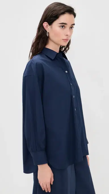 Suzie Kondi Kappa Button Down Shirt Navy | Thumbnail 4 Suzie Kondi Kappa Button Down Shirt Navy | Thumbnail 4