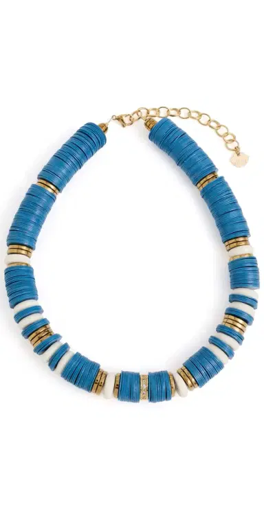 HIJAS DE PUKA Jaipur Blue Maria Necklace Sea Blue One Size | Thumbnail 1 HIJAS DE PUKA Jaipur Blue Maria Necklace Sea Blue One Size | Thumbnail 1