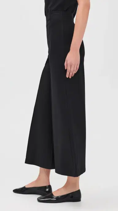 Ripley Rader Ponte Knit Cropped Wide Leg Pant Black | Thumbnail 4 Ripley Rader Ponte Knit Cropped Wide Leg Pant Black | Thumbnail 4