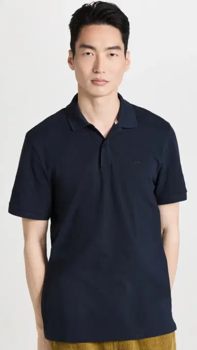 BOSS Regular Fit Polo Shirt Navy | Thumbnail 2 BOSS Regular Fit Polo Shirt Navy | Thumbnail 2