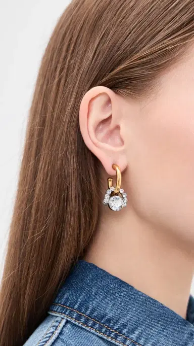 Elizabeth Cole Crystaria Earrings | Thumbnail 4 Elizabeth Cole Crystaria Earrings | Thumbnail 4