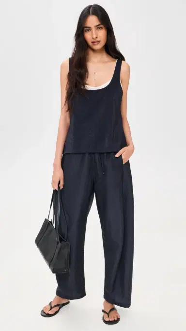 La Ligne Double Layer coop Tank Navy/ | Thumbnail 5 La Ligne Double Layer coop Tank Navy/ | Thumbnail 5