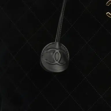 Chanel Chanel Maxi "Perfect Bowling" Bag Black Suede Gold Hardware | Thumbnail 8 Chanel Chanel Maxi "Perfect Bowling" Bag Black Suede Gold Hardware | Thumbnail 8