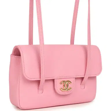 Chanel Chanel Mini Preppy Coco Clutch with Straps Pink Shiny Caviar Brushed Gold Hardware | Thumbnail 2 Chanel Chanel Mini Preppy Coco Clutch with Straps Pink Shiny Caviar Brushed Gold Hardware | Thumbnail 2