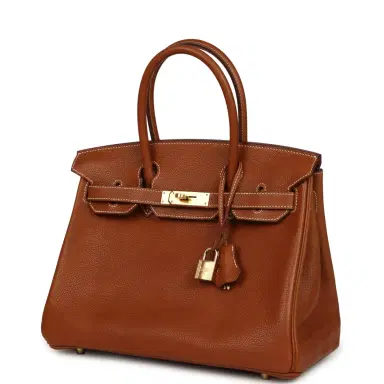 HERMÈS Hermes Birkin 30 Fauve Barenia Faubourg Gold Hardware | Thumbnail 5 HERMÈS Hermes Birkin 30 Fauve Barenia Faubourg Gold Hardware | Thumbnail 5