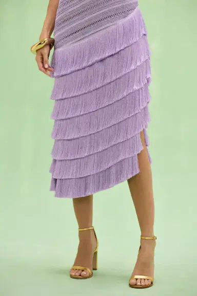 PatBo LILA FRINGE CUT OUT MIDI DRESS | Thumbnail 3 PatBo LILA FRINGE CUT OUT MIDI DRESS | Thumbnail 3
