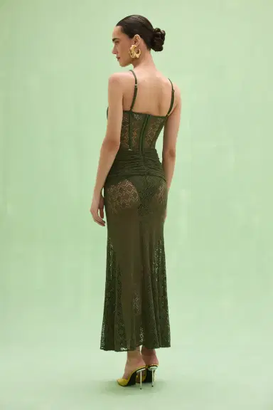 PatBo SIRENA MESH MAXI DRESS | Thumbnail 3 PatBo SIRENA MESH MAXI DRESS | Thumbnail 3