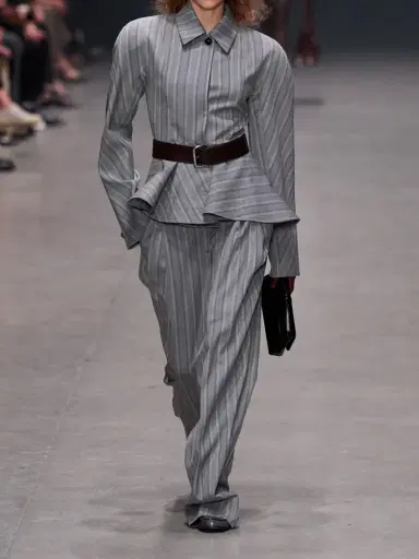 Stella McCartney Striped Low-rise Wool Straight-leg Pants | Thumbnail 6 Stella McCartney Striped Low-rise Wool Straight-leg Pants | Thumbnail 6