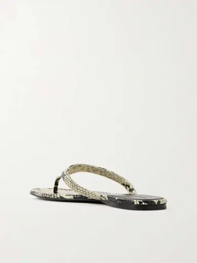 Khaite Archer Snake-effect Leather Sandals | Thumbnail 2 Khaite Archer Snake-effect Leather Sandals | Thumbnail 2