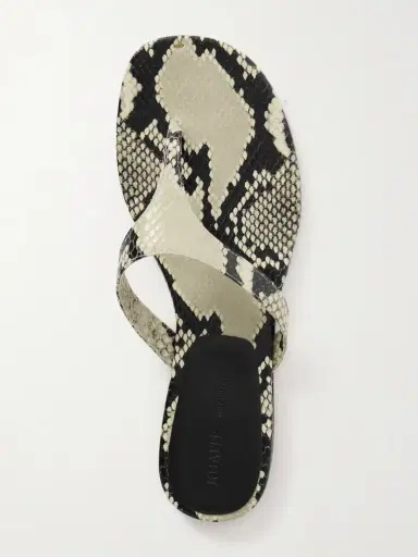 Khaite Archer Snake-effect Leather Sandals | Thumbnail 5 Khaite Archer Snake-effect Leather Sandals | Thumbnail 5