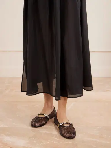 Ancient Greek Sandals Iro Shell-embellished Rubber Flats | Thumbnail 2 Ancient Greek Sandals Iro Shell-embellished Rubber Flats | Thumbnail 2