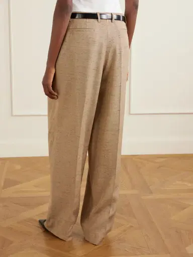 Dolce & Gabbana Belted Dupioni Wide-leg Pants | Thumbnail 3 Dolce & Gabbana Belted Dupioni Wide-leg Pants | Thumbnail 3