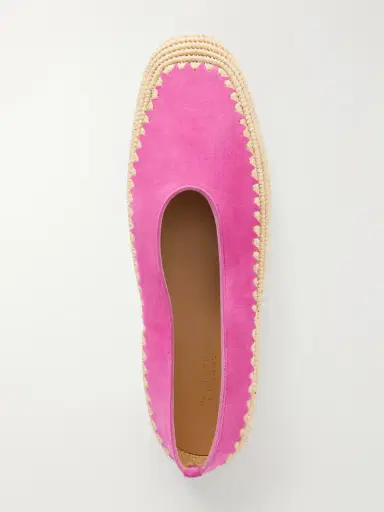 Gabriela Hearst Suede And Raffia Ballet Flats | Thumbnail 6 Gabriela Hearst Suede And Raffia Ballet Flats | Thumbnail 6