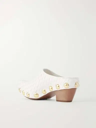 Bottega Veneta Gondola Studded Intrecciato Leather Clogs | Thumbnail 3 Bottega Veneta Gondola Studded Intrecciato Leather Clogs | Thumbnail 3