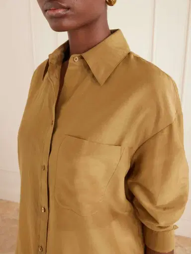 TWP Big Joe Cotton And Silk-blend Shirt | Thumbnail 5 TWP Big Joe Cotton And Silk-blend Shirt | Thumbnail 5