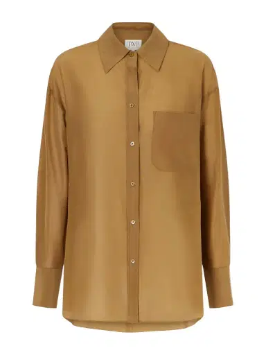 TWP Big Joe Cotton And Silk-blend Shirt | Thumbnail 1 TWP Big Joe Cotton And Silk-blend Shirt | Thumbnail 1