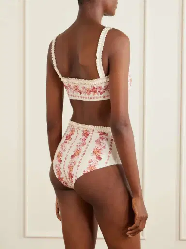 Agua by Agua Bendita Nopaul Floral-printed Stretch Recycled Bikini Briefs | Thumbnail 3 Agua by Agua Bendita Nopaul Floral-printed Stretch Recycled Bikini Briefs | Thumbnail 3