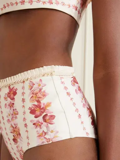 Agua by Agua Bendita Nopaul Floral-printed Stretch Recycled Bikini Briefs | Thumbnail 4 Agua by Agua Bendita Nopaul Floral-printed Stretch Recycled Bikini Briefs | Thumbnail 4
