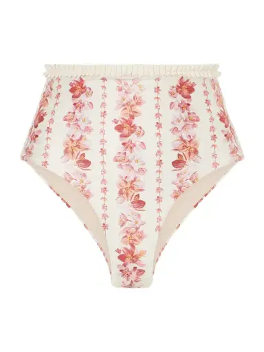 Agua by Agua Bendita Nopaul Floral-printed Stretch Recycled Bikini Briefs | Thumbnail 1 Agua by Agua Bendita Nopaul Floral-printed Stretch Recycled Bikini Briefs | Thumbnail 1