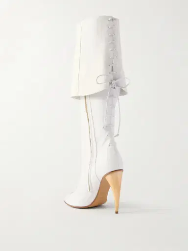 Alexander McQueen Leather Boots | Thumbnail 3 Alexander McQueen Leather Boots | Thumbnail 3