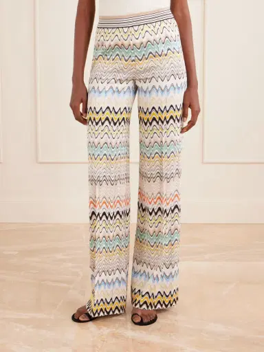 Missoni Striped Crochet-knit Wide-leg Pants | Thumbnail 3 Missoni Striped Crochet-knit Wide-leg Pants | Thumbnail 3