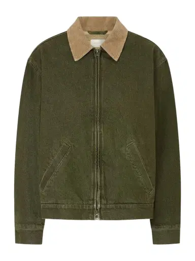 Aimé Leon Dore Corduroy-trimmed Denim Jacket | Thumbnail 1 Aimé Leon Dore Corduroy-trimmed Denim Jacket | Thumbnail 1