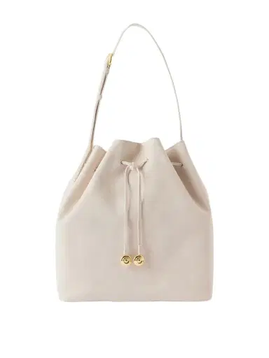 Liffner Charm Suede Drawstring Shoulder Bag | Thumbnail 1 Liffner Charm Suede Drawstring Shoulder Bag | Thumbnail 1